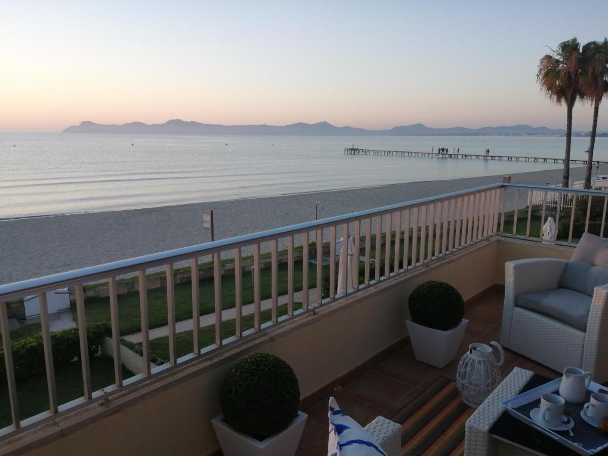 Apt Playa De Muro Ca N Ines - 1ª Linea De Playa Appartement Port de Alcudia  Buitenkant foto