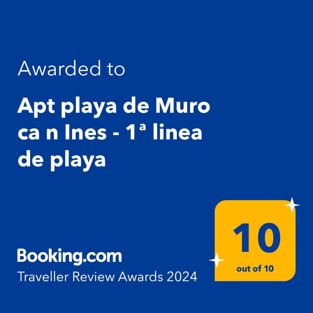 Apt Playa De Muro Ca N Ines - 1ª Linea De Playa Appartement Port de Alcudia  Buitenkant foto